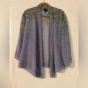 Mossimo kimono size XS but is oversized and could fit up to a size L